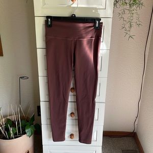 PrAna cropped leggings maroon